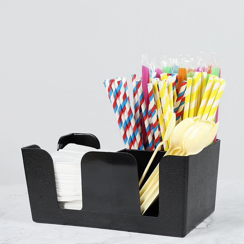 All-in-One Tissue Box Organizer – Multi-Compartment Storage for Desk, Living Room & Bedroom