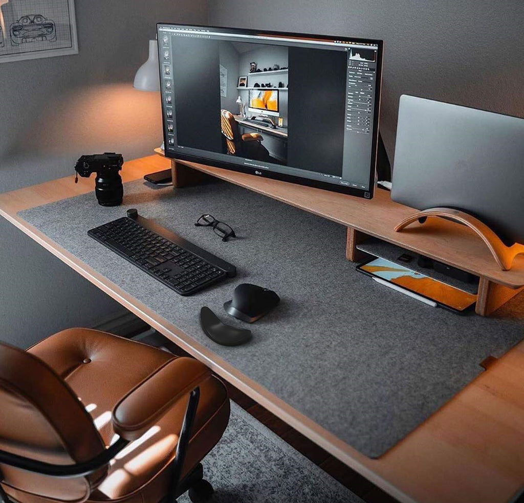 Ergonomic Silicone Gel Wrist Rest - Non-Slip Mouse Support Mat for PC & Laptop
